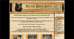 Desktop Screenshot of mamabearssoaps.com